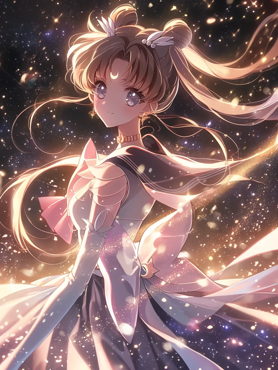 90s Magical Girl Transformation Scene